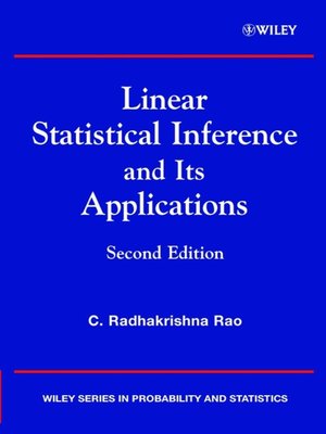 cover image of Linear Statistical Inference and its Applications